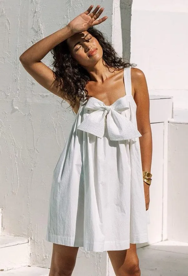 Cleobella White Shayla Mini Dress Sz.XS - Image 2