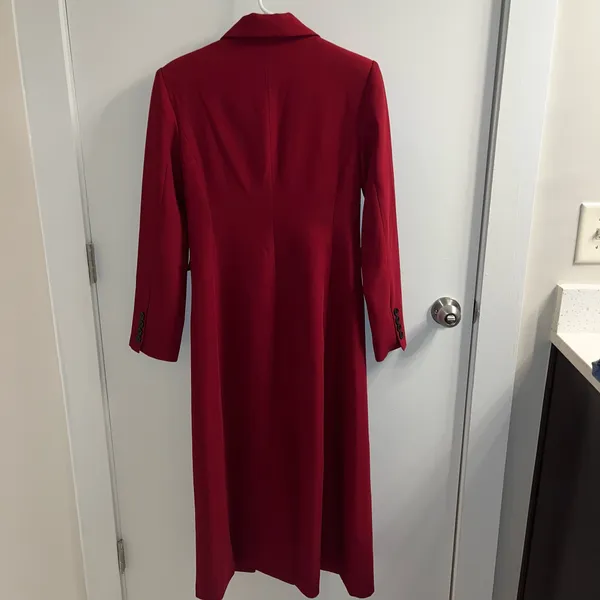 Commense Red Trench Coat - Image 5