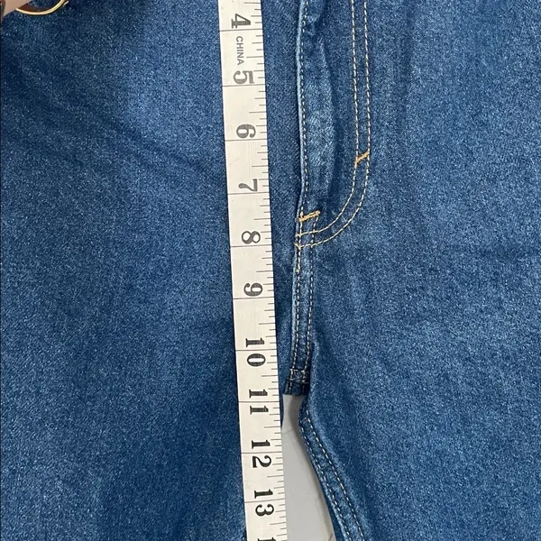 Free People We the Free Blue Flare Women's Jeans Minimalist Boho Work Waist 27” - Image 14