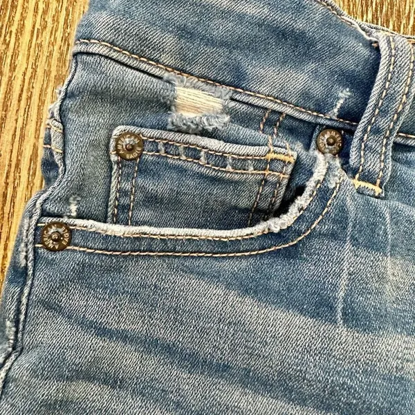 American Eagle hi rise denim next level shorts - Image 8