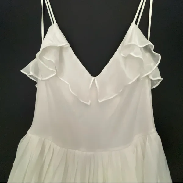 French Connection Women’s Dress Size 4. Lace. Pleated. Elegant. Light. XS - Image 3