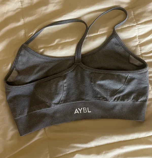 AYBL Grey Sports Bra - Image 2