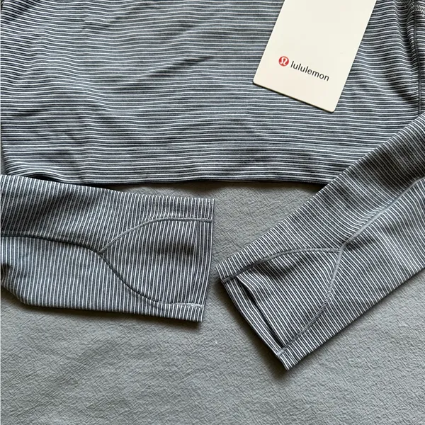 lululemon athletica swiftly tech cropped long sleeve shirt - Image 6