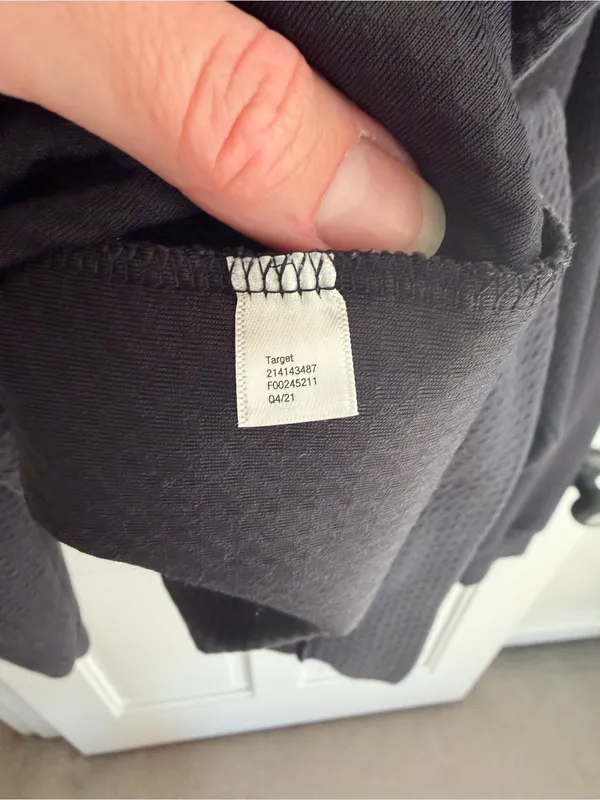 All In Motion XL Black Textured Cowl Neck Pullover Sweatshirt Thumbholes‎ - Image 4