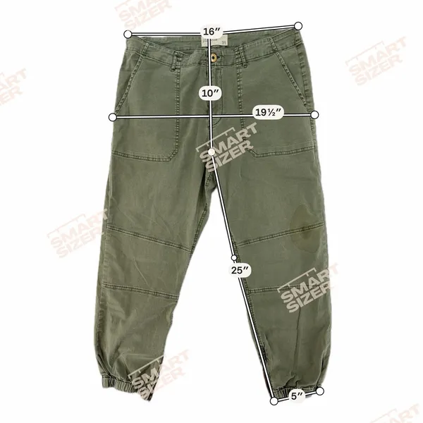 Pistola Olive Green Utility Jogger Cargo Pants Ankle Zip Size 31 - Image 5