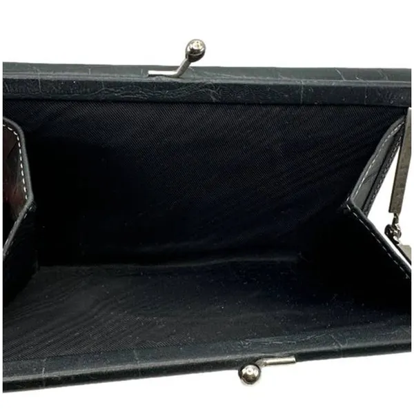 DOONEY & BOURKE Vintage y2k Black Kisslock Wallet - Image 6
