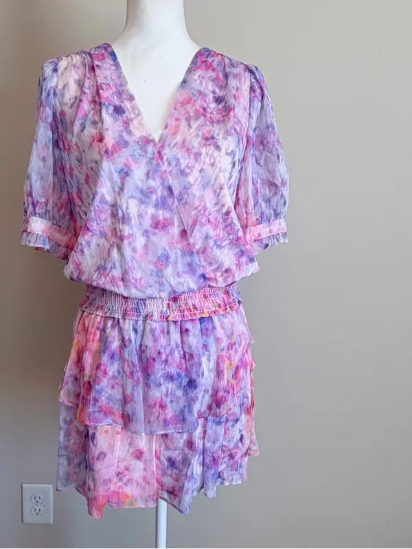 Amanda Uprichard NYC Adriel mini Dress in Cotton Candy size large NWT - Image 8
