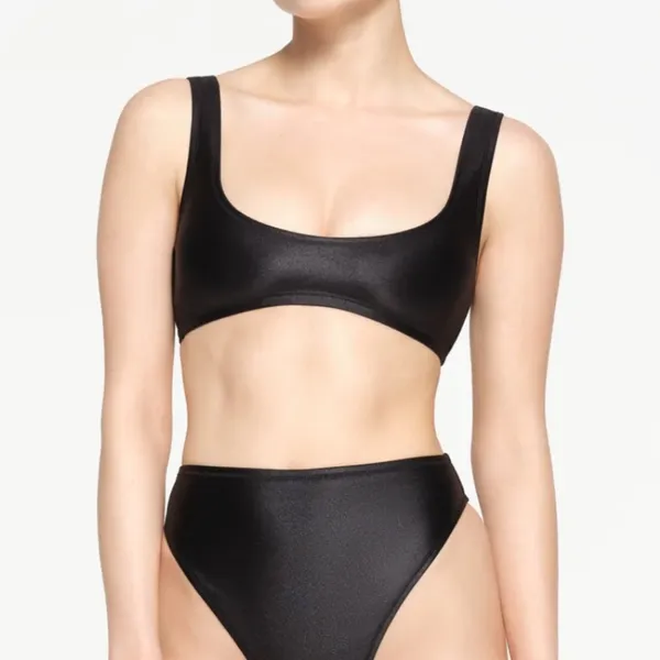 SKIMS‎ Shine Swim Scoop Bikini Top - Image 2