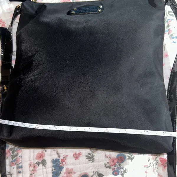 Vintage Kate Spade Nylon Black Crossbody Bag - Image 6
