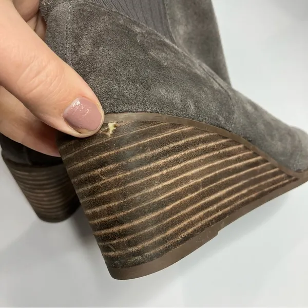 Toms dark gray Sadie wedge Booties size 5.5‎ - Image 7