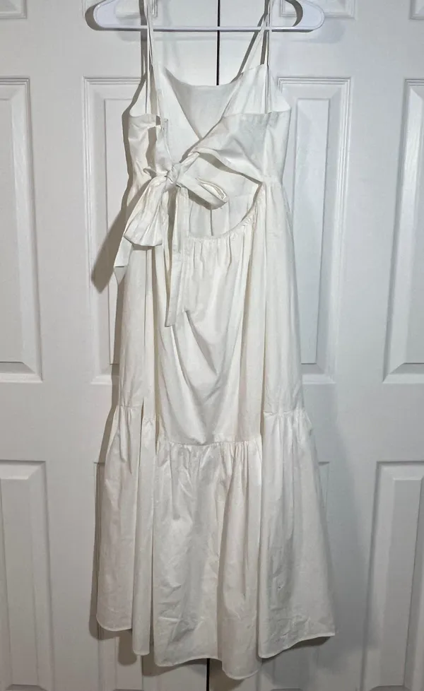 WAYF White Maxi Dress Size Large - Image 5