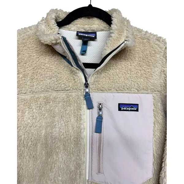 Patagonia‎ Classic Retro-X Deep High Pile Fleece Jacket Womens Size Large - Image 3