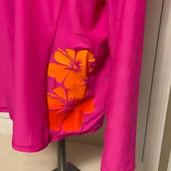 Old Navy Pink Long Sleeve Relaxed Tee - Image 2
