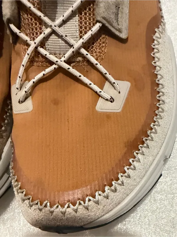 Women’s On cloud Tan Athletic Casual Shoes - Swiss Engineering Detail - Image 8