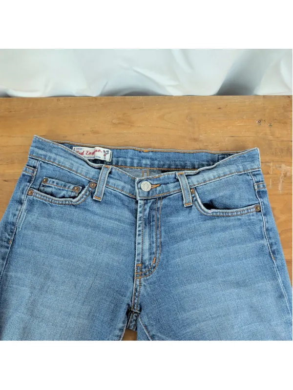 Red Engine USA Made Flared Jeans 27" - Image 4