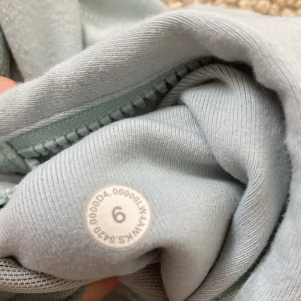 LULULEMON Define Jacket Hazy Jade Size 6 Luon Full Zip Stretch Soft Women’s GUC - Image 8