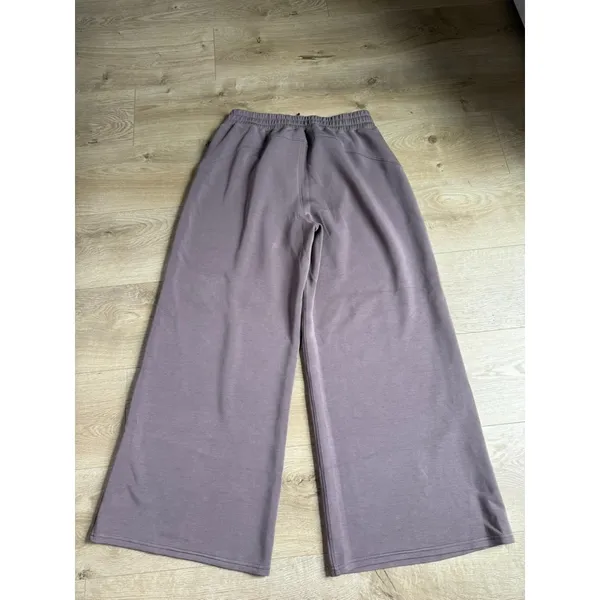 EUC Womens Spanx AirEssentials wide-leg pants brown plush‎ loungewear size XL - Image 2