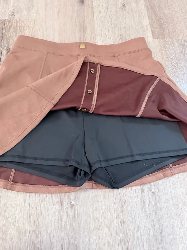 Halara faux suede skirt - Image 6