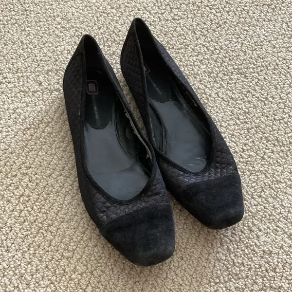 Bandolino Vintage Flats Ballet Suede Leather Women’s Size 8 Shoes Formal - Image 4
