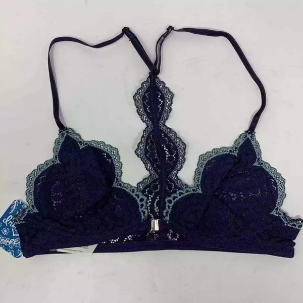 Free People Slow Dance Underwire Bra in Deep Navy Size 32D NWT - Image 2