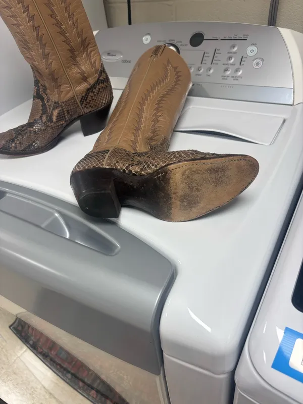Larry Mahan Python Boots Multiple Size 8.5 - Image 3