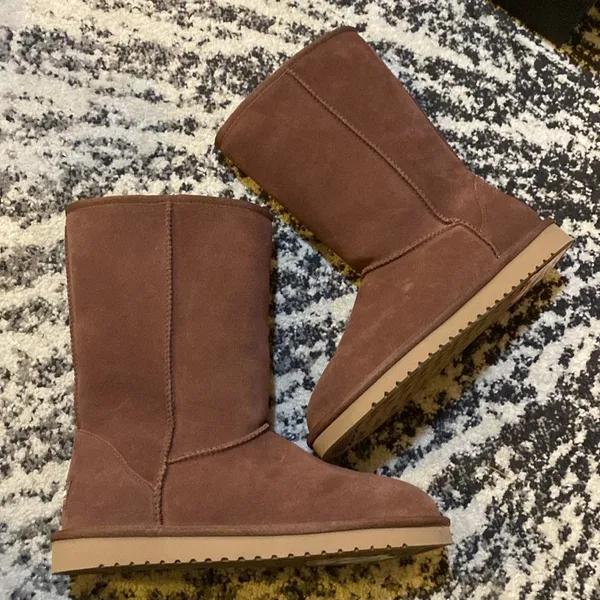 Koolaburra by UGG Classic Genuine Shearling & Faux Fur Line Boots size 8 - Image 3