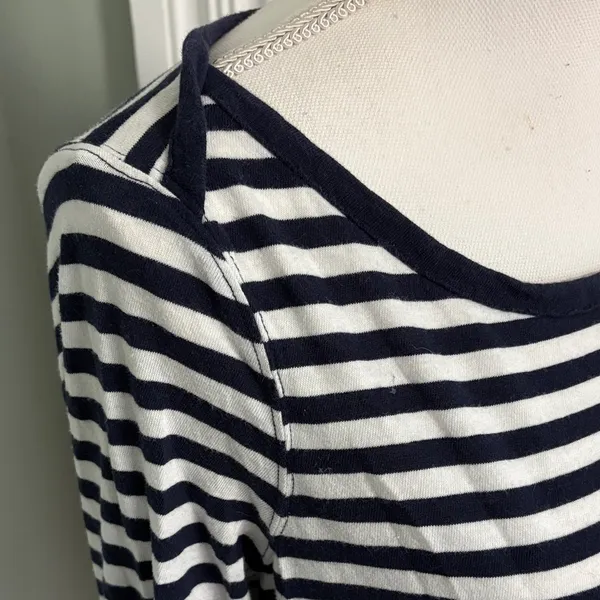 We The Free‎ Striped Long Sleeve Cotton Top Long Sleeve Shirt Small - Image 2