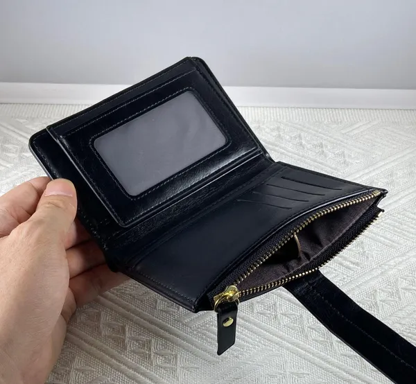 Wallet for Women,Trifold Snap Closure Wallet,Credit Card Holder Coin Purse - Image 4