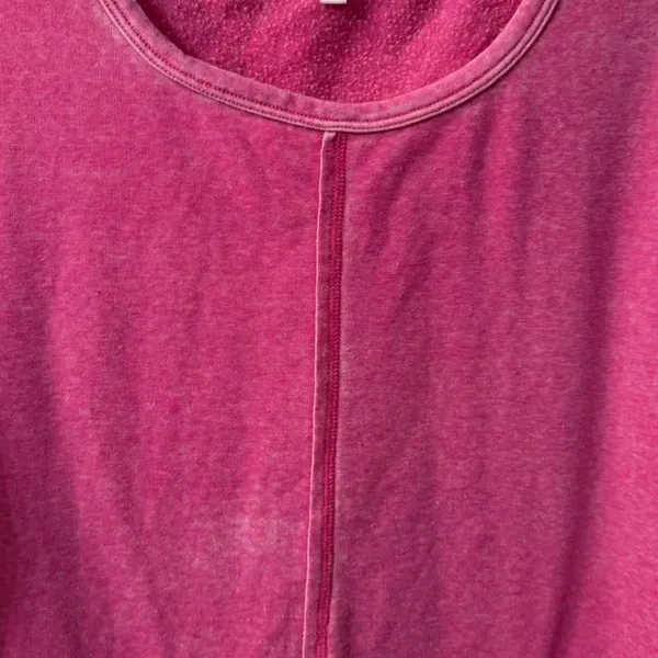 Adyson Parker Pink Stonewashed Oversized Sweatshirt Medium - Image 2
