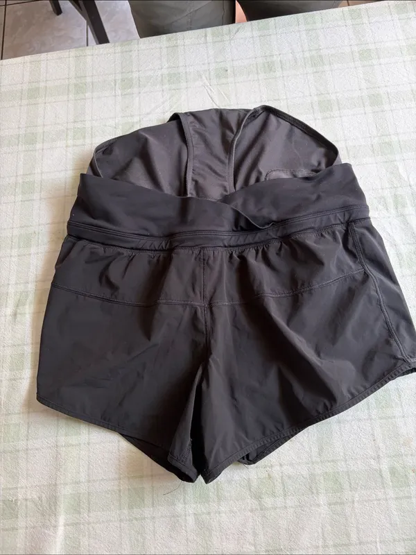 Lululemon Black Women's Athletic Shorts - Stretch Performance - Image 6