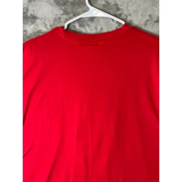Vintage 90s Mickey Inc Minnie Mouse Embossed Graphic‎ T Shirt Red XL Disney - Image 4