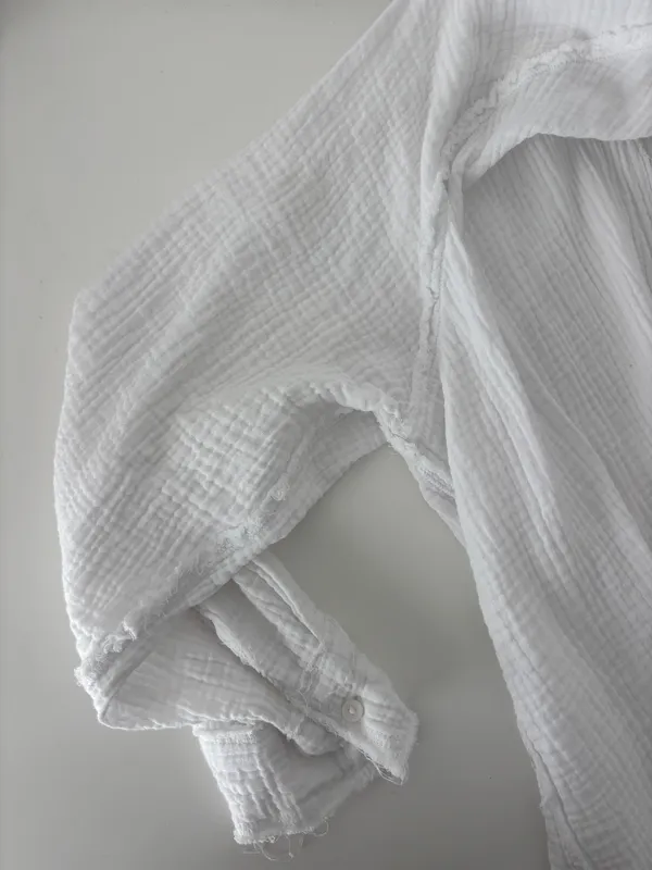 American Eagle Aerie linen button down top - Image 3