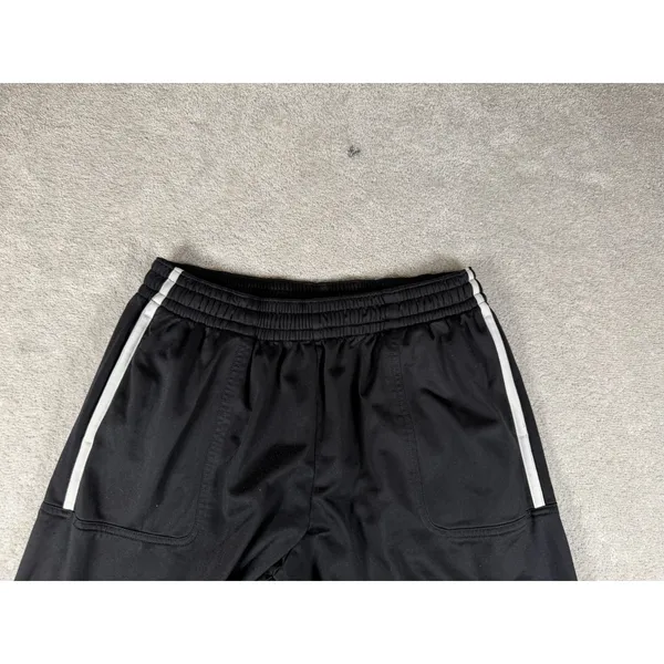 Air Jordan Track Pants Mens XXL Athletic Black White Stripe Ankle Zip Baggy Wide - Image 3