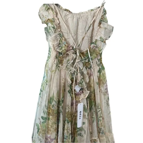 Vici ✨Floral Ruffle Hem Large Hemline Cami Maxi Dress✨ - Image 9