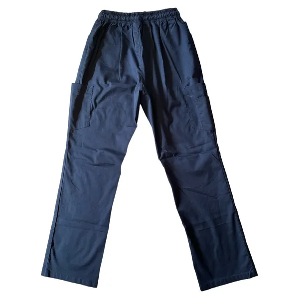 DAGACCI Navy Scrubs Top and Pants Set, Small Blue Size M - Image 6