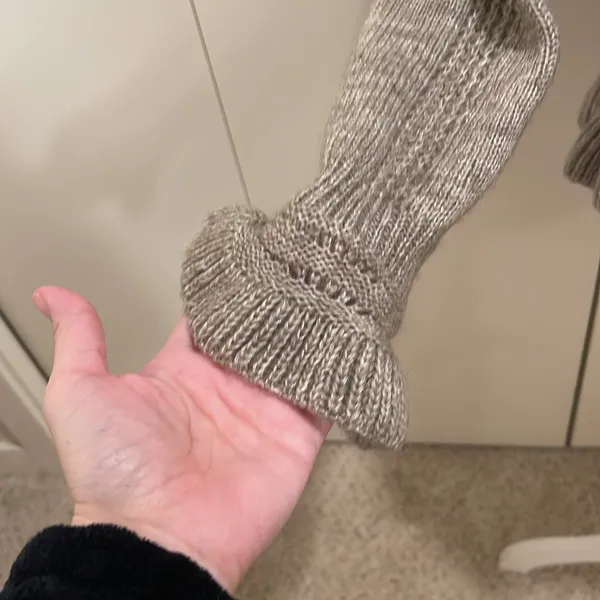 Chico’s taupe cardigan medium - Image 3