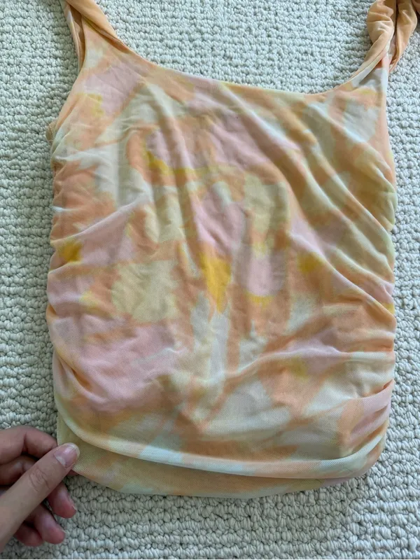 Free people multi tie dye crop top - Image 3