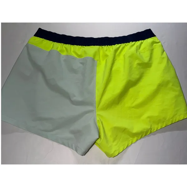 The‎ North Face Running Shorts Womens XL Yellow Blue Colorblock Athletic Hike - Image 8