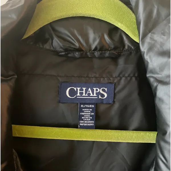 CHAPS Black Puffer Vest - Image 4
