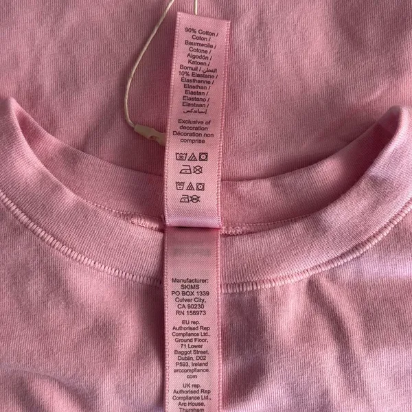 NWT Skims Cotton Jersey T- Shirt XXS - Image 5