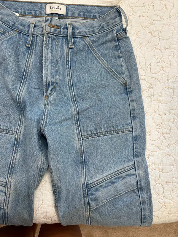 AGOLDE Cargo Denim Jeans - Image 4