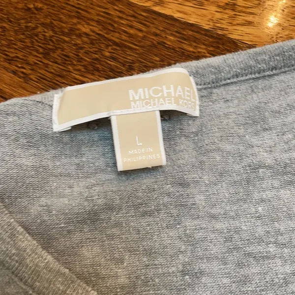 Michael Kors large grey cotton tee - Image 4