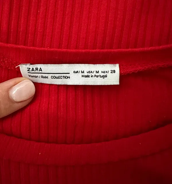 ZARA Ribbed Top - Image 3