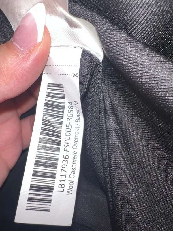 Quince Wool Cashmere Overcoat Black M NWT‎ Tailored Minimalist Coat - Image 11
