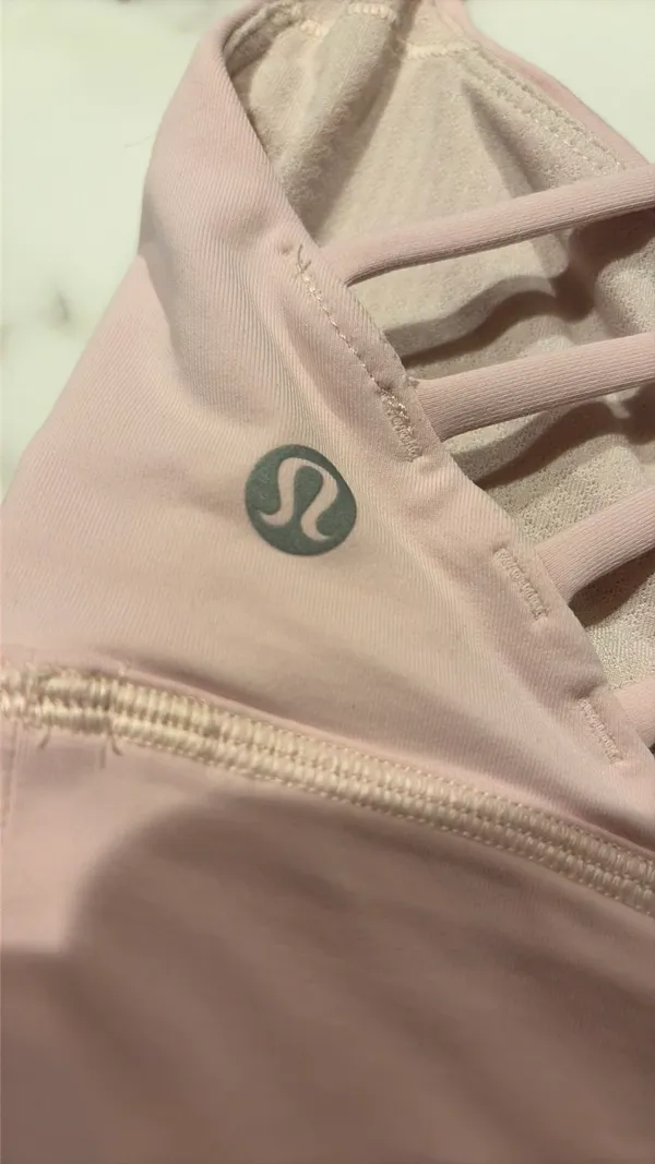 Strawberry milkshake Free To Be Wild Long Lululemon Line Sports Bra size 2 - Image 3