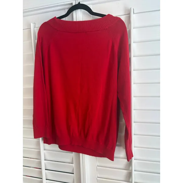 Lauren Ralph Lauren Red Sweater Size‎ 1X - Image 2