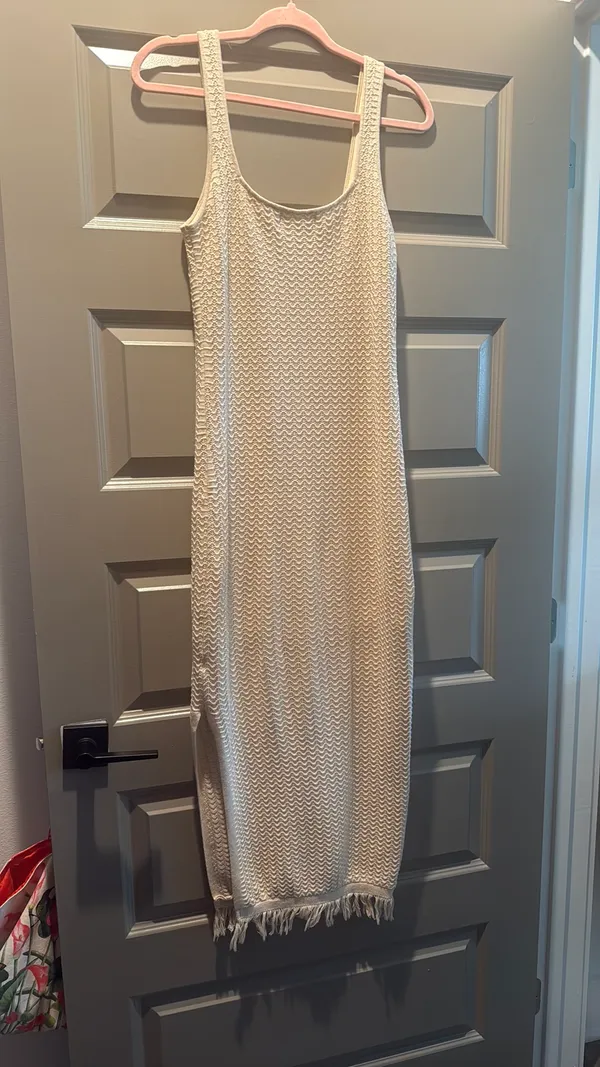 just found boutique dress Tan Size M - Image 4