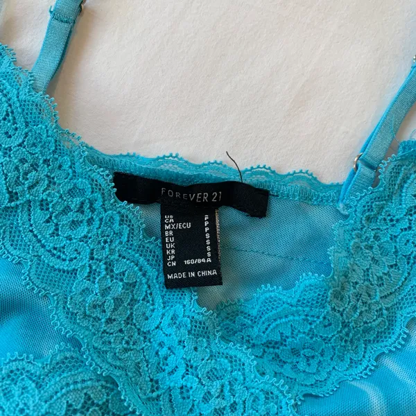 Forever 21 Aqua Matching Skirt Set - Image 5