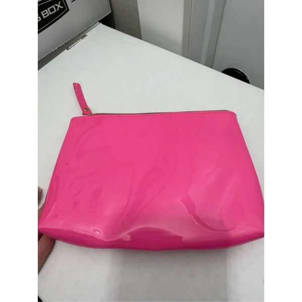 Kate Spade Women’s Pink Patent Leather Wristlet Zip Up - Image 2