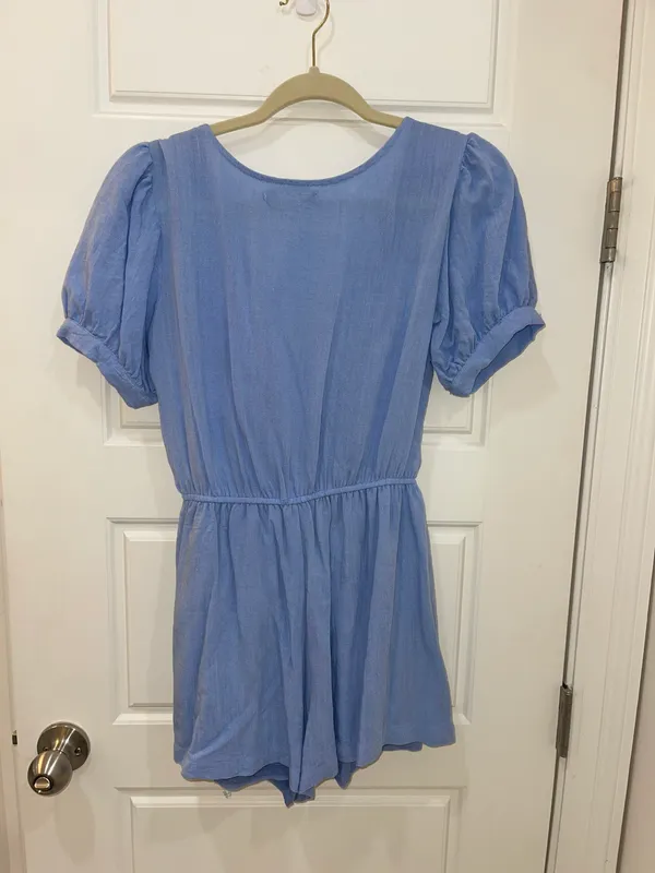 Mustard Seed Tie Front Romper - Image 3